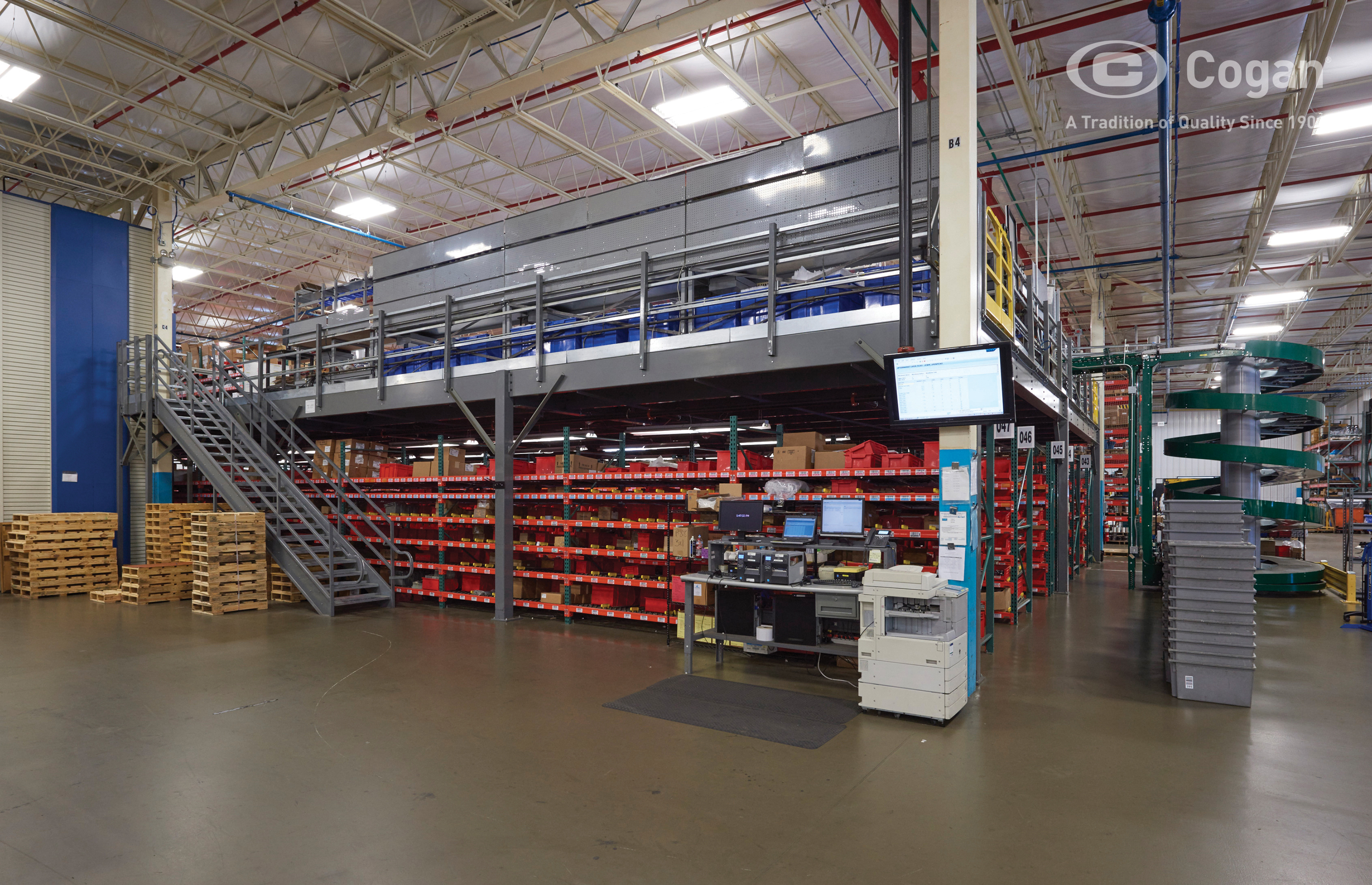 Mezzanines system configuration diagram