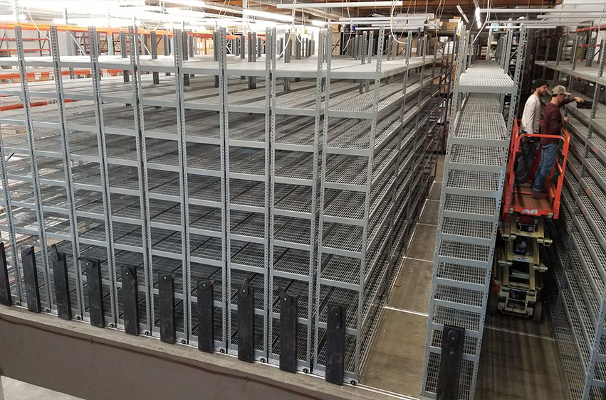 Mobile Pallet Racking warehouse storage system