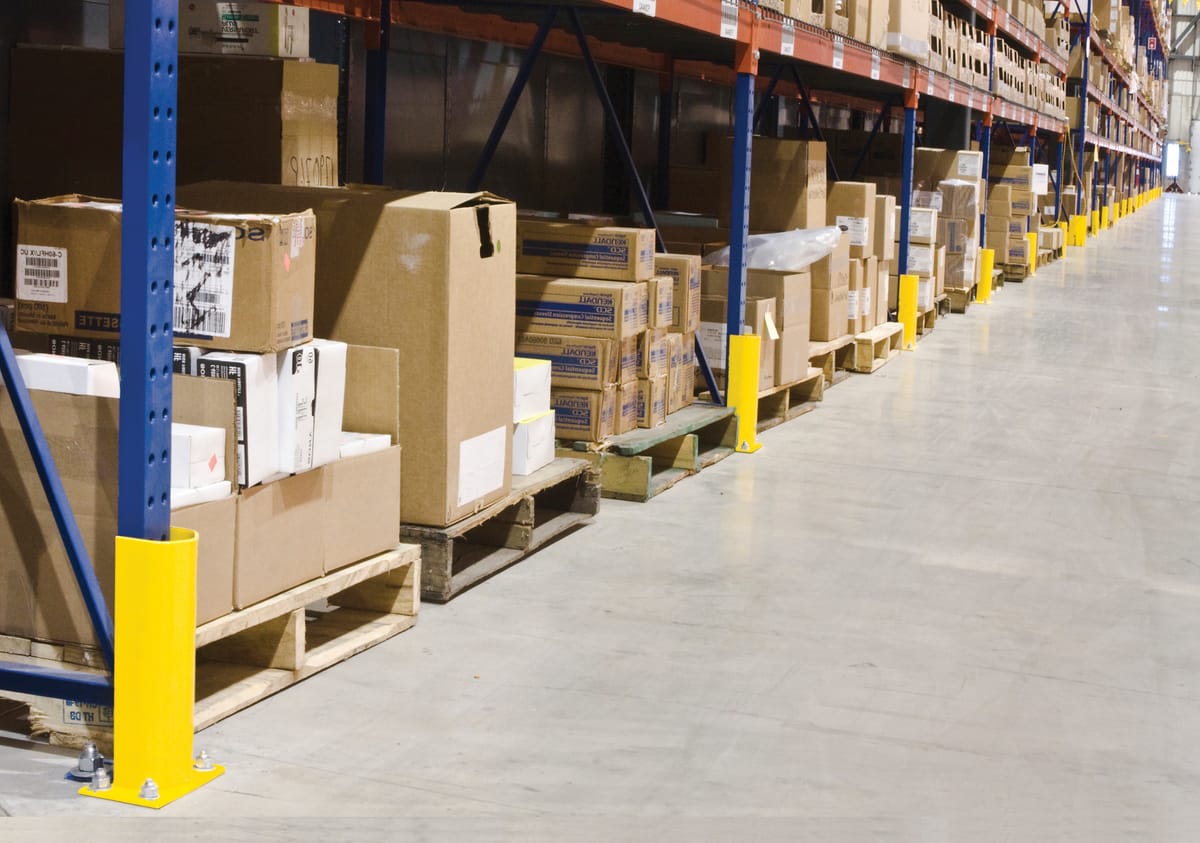 Rack Protection product in warehouse setting