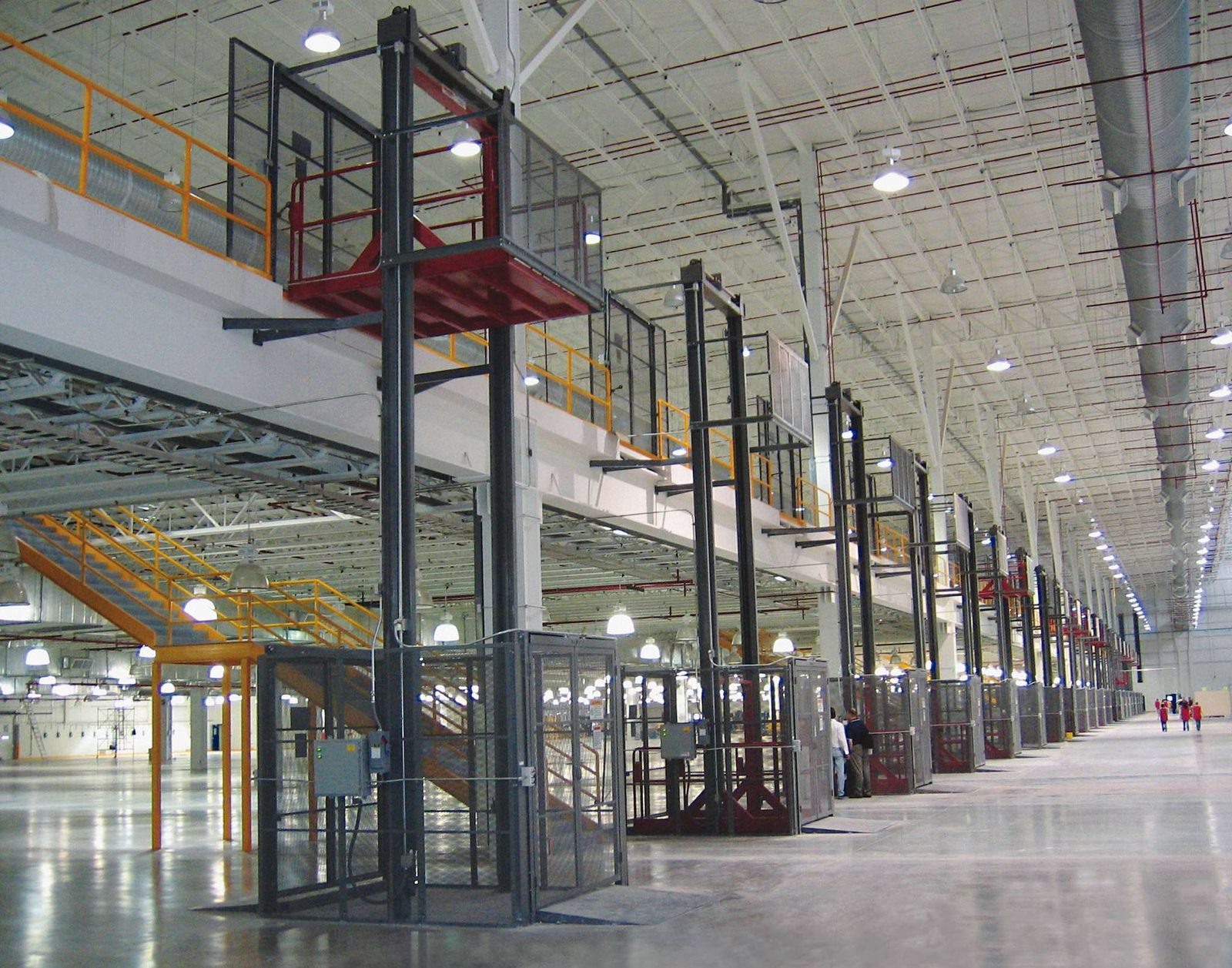 Vertical Reciprocating Conveyors system configuration diagram